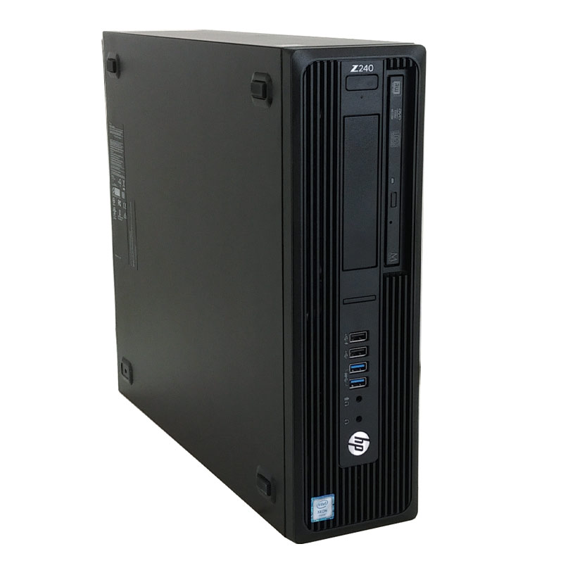 中古パソコン Microsoft Office搭載 HP Z240 SFF Wordstation Windows10Pro Xeon E-1230v3-3.3Ghz メモリ8GB HDD500GB DVDマルチ (YH59qmof) 3ヵ月保証 / 中古デスクトップパソコン
