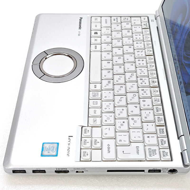 重量約890g 中古パソコン Panasonic Let's note CF-SZ6 Windows11 Pro Core i5 7300U メモリ 8GB SSD 256GB 12.1型 無線LAN Wi-Fi 12インチ B5 本体 / 3ヶ月保証 中古ノートパソコン (7995a)