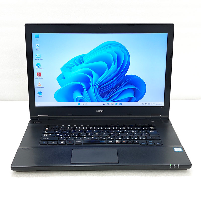 訳あり 中古パソコン NEC Versapro VK23L/A-U Windows11 Pro Core i3 6100U メモリ 4GB SSD 120GB 15.6型 DVD-ROM 15インチ A4 本体 / 3ヶ月保証 中古ノートパソコン (8195w)
