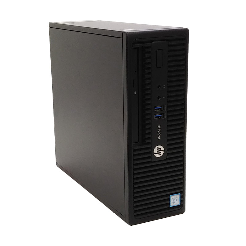 スモール筐体 中古デスクトップ HP ProDesk 400 G3 SFF Windows10 Home Core i3 6100 メモリ 8GB SSD 128GB DVD-ROM 液晶モニタ WPS Office付 本体 / 3ヶ月保証 中古デスクトップパソコン (3895lcd)