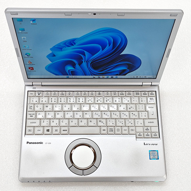 重量約890g 中古パソコン Panasonic Let's note CF-SZ6 Windows11 Pro Core i5 7300U メモリ 8GB SSD 256GB 12.1型 無線LAN Wi-Fi 12インチ B5 本体 / 3ヶ月保証 中古ノートパソコン (7997a)