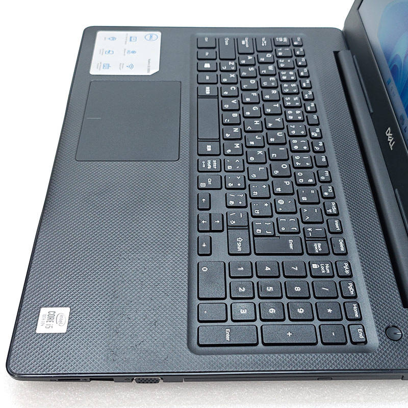 FHD液晶 中古パソコン Microsoft Office付き DELL Vostro 3590 Windows11 Pro Core i5 10210U メモリ 8GB SSD 256GB 15.6型 DVDマルチ 無線LAN Wi-Fi 15インチ A4 本体 / 3ヶ月保証 中古ノートパソコン (8396aof)