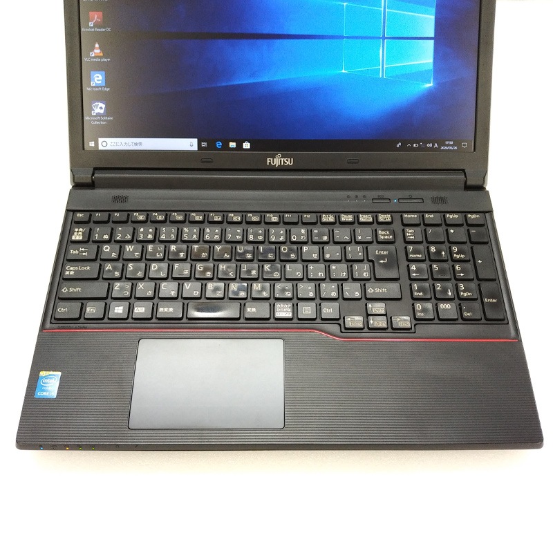 テンキー付き 中古ノートパソコン Windows10 富士通 LIFEBOOK A574/H Core i5-2.6Ghz メモリ4GB HDD320GB 15.6型 無線LAN 【光学ドライブ無し】 WPS Office (IF45tn-10Wi) 3ヵ月保証 中古パソコン