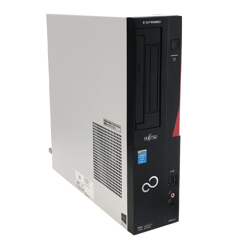中古パソコン 富士通 ESPRIMO D583/K Windows10 Corei5 4590 メモリ8GB SSD256GB DVDマルチ WPS Office (2199) 3ヵ月保証 / 中古デスクトップパソコン