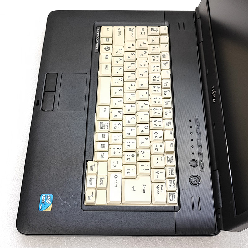 中古ノートパソコン 富士通 LIFEBOOK A550/A WindowsXP Core i3 350M 