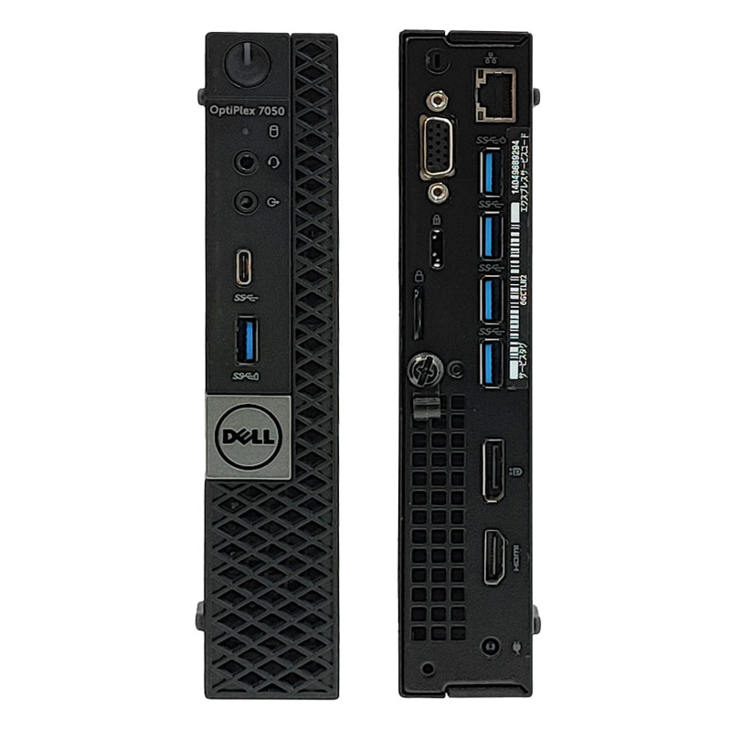 スモールPC 中古デスクトップ DELL OptiPlex 7050 Micro Windows11 Pro 