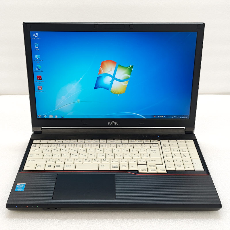 Win7 32bit 中古パソコン Microsoft Office付き 富士通 LIFEBOOK A744/M Windows7 Pro Core i5 4310M メモリ 4GB HDD 320GB 15.6型 DVD-ROM 無線LAN Wi-Fi 15インチ A4 本体 / 3ヶ月保証 中古ノートパソコン (6898aof)