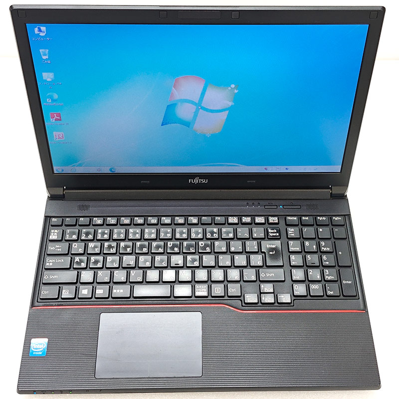 Win7 32bit 中古パソコン Microsoft Office付き 富士通 LIFEBOOK A574/KX Windows7 Pro Celeron 2950M メモリ 4GB HDD 500GB 15.6型 DVDマルチ 無線LAN Wi-Fi 15インチ A4 本体 / 3ヶ月保証 中古ノートパソコン (8498aof)