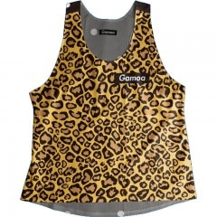 Singlet Box logo Leopard Black Dot Ladies