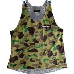 Singlet Box logo Camouflage Dark blue Paisley Ladies