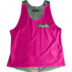 Singlet Pink Tropical Box Logo Ladies