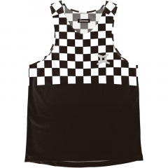 Singlet Block Check Black