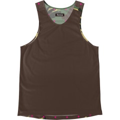 [Easy Order] Singlet Brown CamoDotPink)