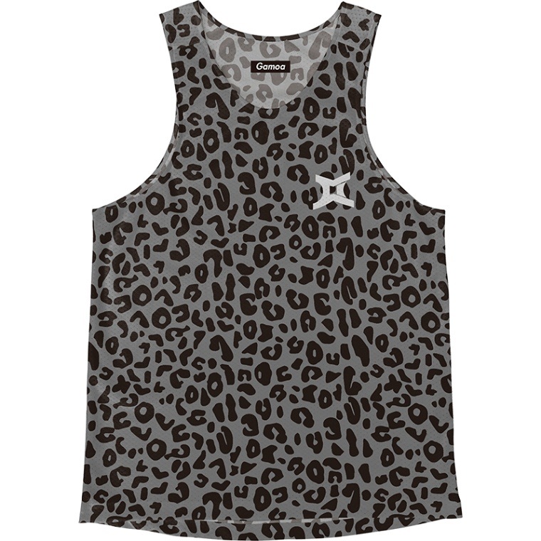 Singlet Leopard Black | GAMOA ORIGINAL,SINGLET Men's | Gamoa -ストリートでも ...