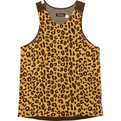 [Easy Order] Singlet Leopard Brown Dot