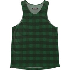 [Easy Order]Singlet Ombre Check Green