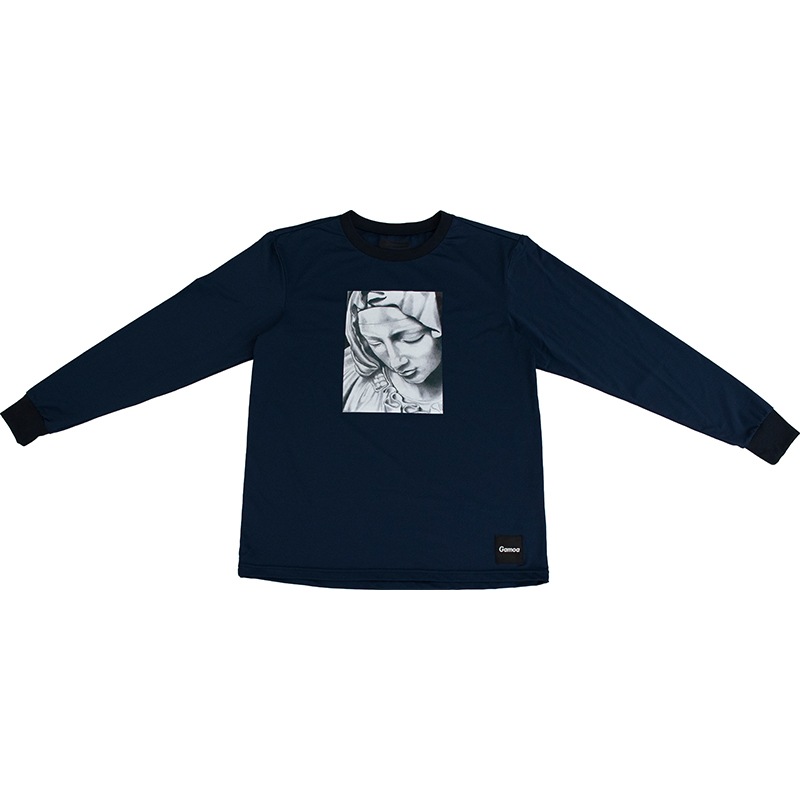 Gamoa×Horihama Maria LONGSLEEVE-T Navy | GAMOA ORIGINAL,LONGSLEEVE-T ...