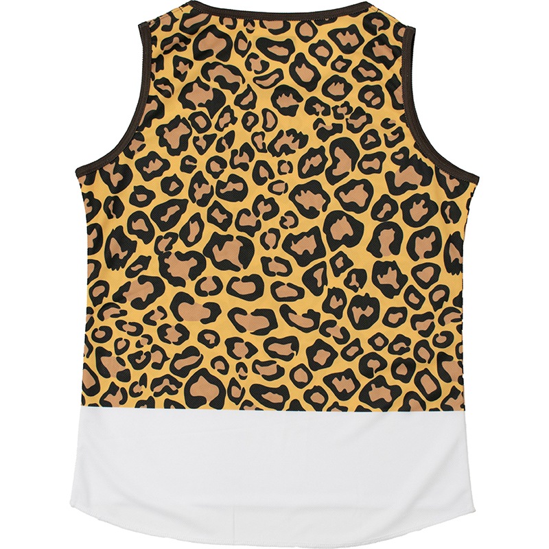 SleevelesT Leopard White