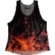 [Easy Order]Singlet Fire Pattern Red