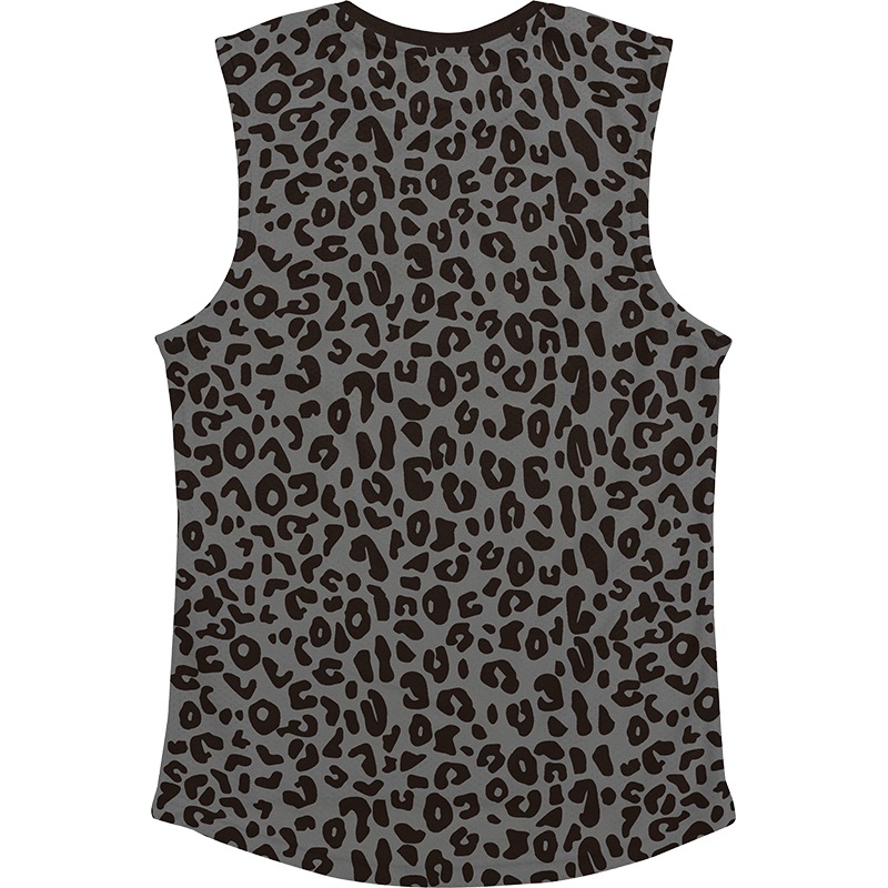 SleevelesT Leopard Black
