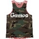 Singlet Camouflage Red Paisley