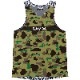 Singlet Camouflage Dark blue Paisley