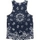 Singlet Camouflage Dark blue Paisley