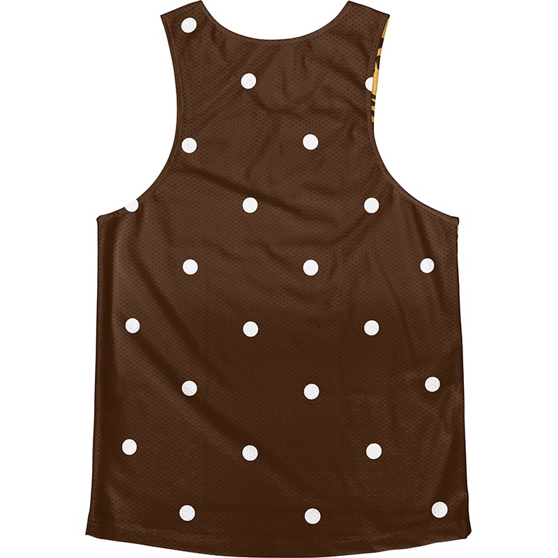 Singlet Leopard Brown Dot