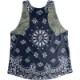 Singlet Box logo Camouflage Dark blue Paisley Ladies