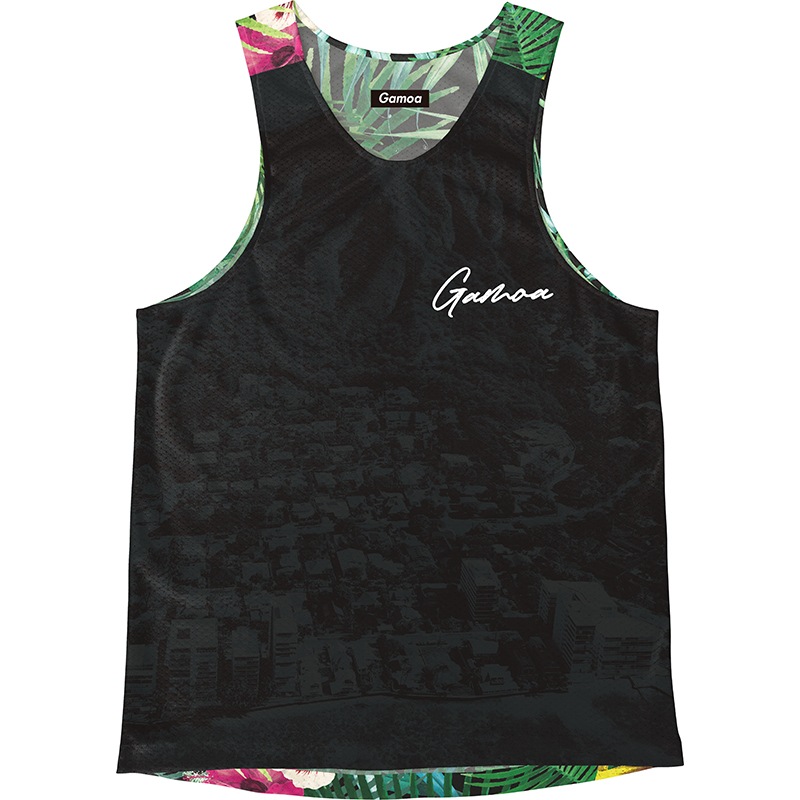 Singlet Black Tropical