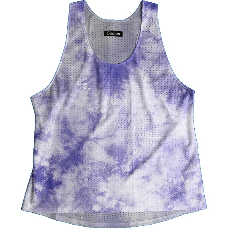 [Easy Order] Singlet Purple Tie dye