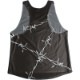 Singlet Black Barbed wire Ladies