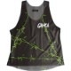 Singlet Black��Green Barbed wire Ladies