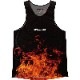 Singlet Fire Pattern Red
