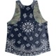 [Easy Order] Singlet Camouflage Dark blue Paisley Ladies