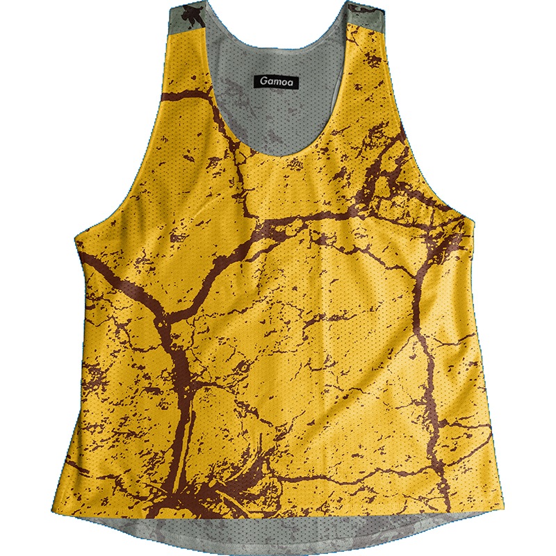 [Easy Order]Singlet Cement Pattern Ladies
