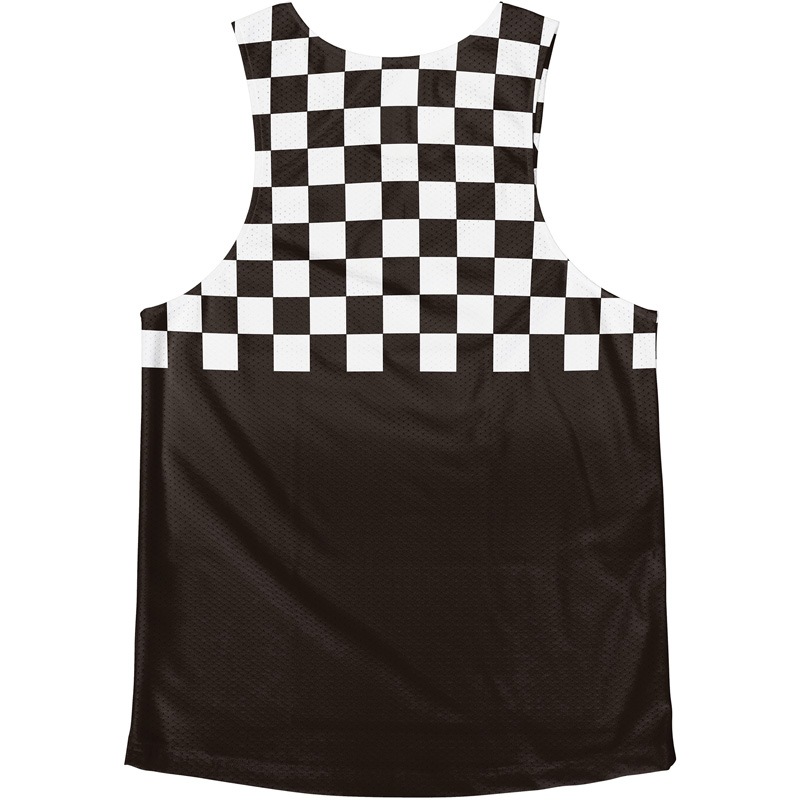Singlet Block Check Black