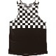 Singlet Block Check Black