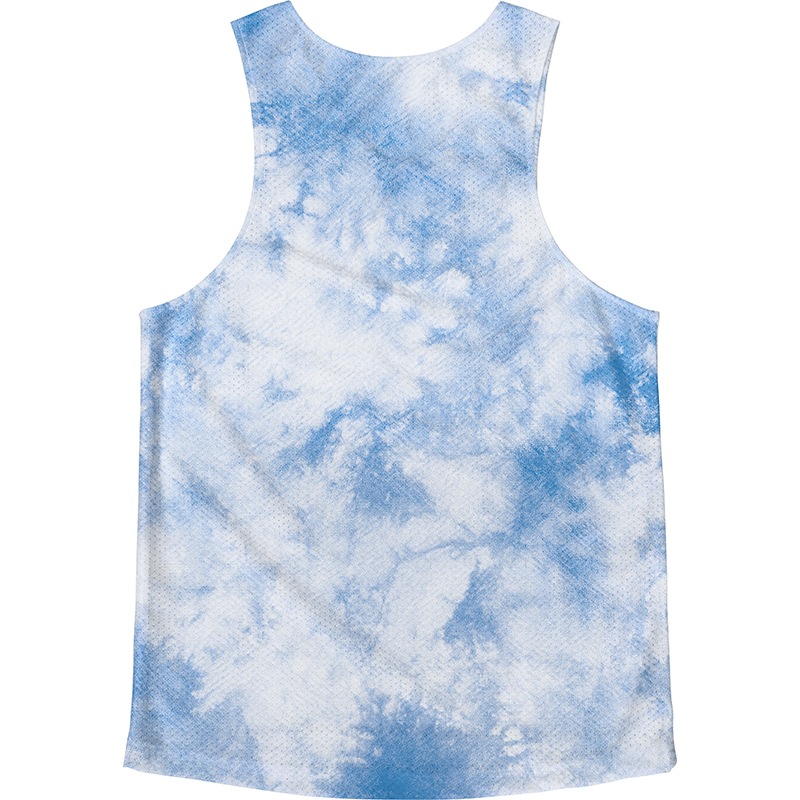 Singlet Blue Tie dye