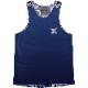 Singlet Paisley Pattern Navy Blue