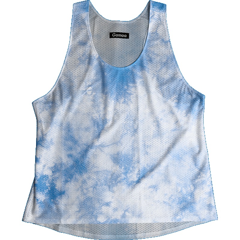 [Easy Order]Singlet Blue Tie dye Ladies