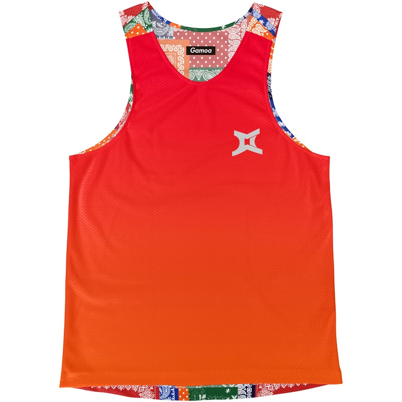 Singlet Paisley Pattern Colorful