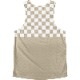 Singlet Block Check Beige
