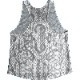 Singlet Python Pattern White Ladies
