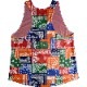 [Easy Order] Singlet Paisley Pattern Colorful Ladies