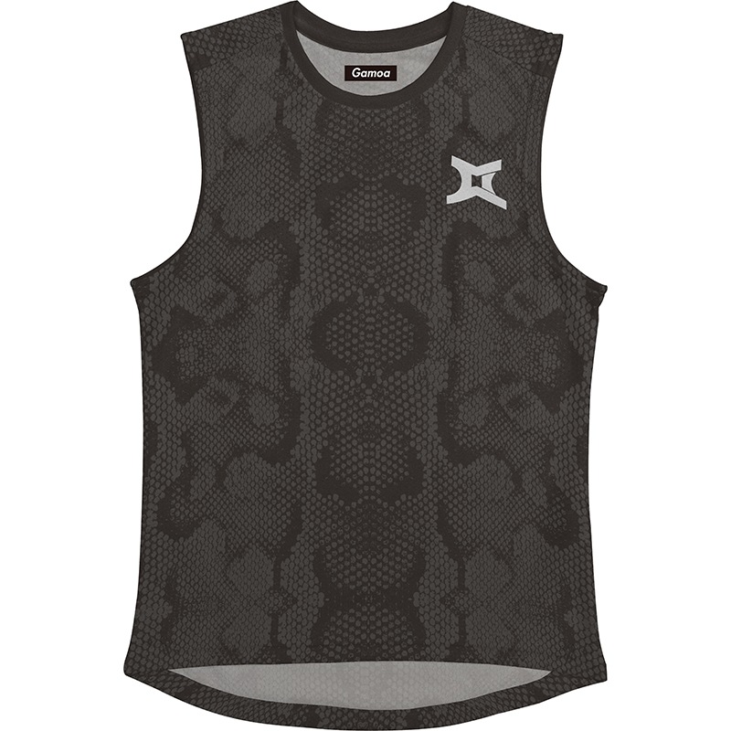 SleevelesT Python Pattern Black