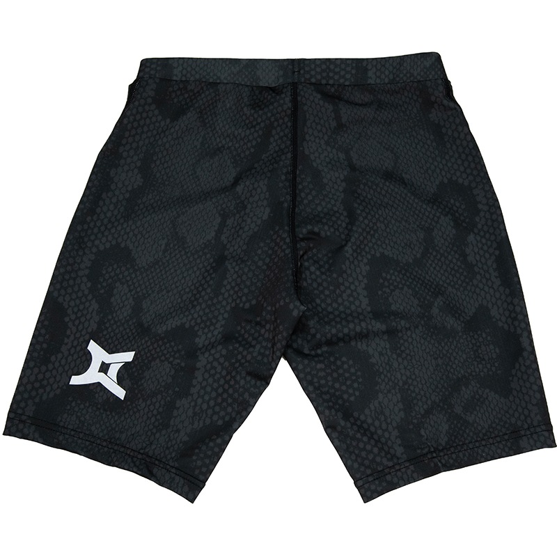 Short Spats Python Pattern Black