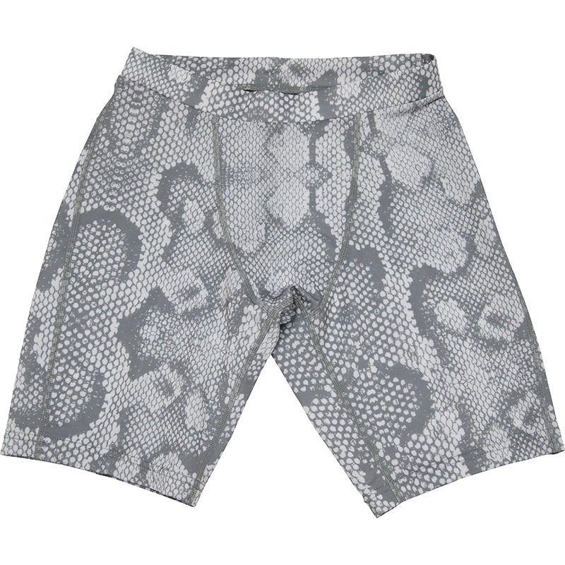 Short Spats Python Pattern White