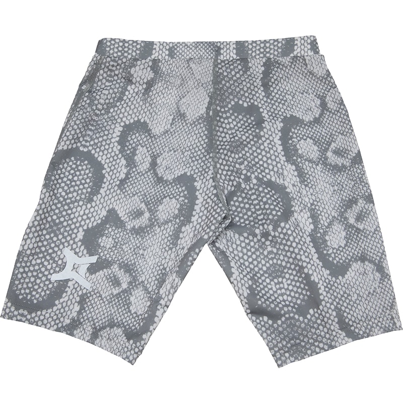 Short Spats Python Pattern White