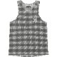 Singlet Ombre Check White